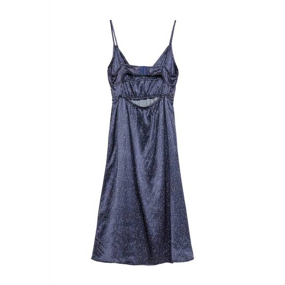 NEW DESIGNERS REMIX girl's lilian midi dress in black - Picture 4 of 4